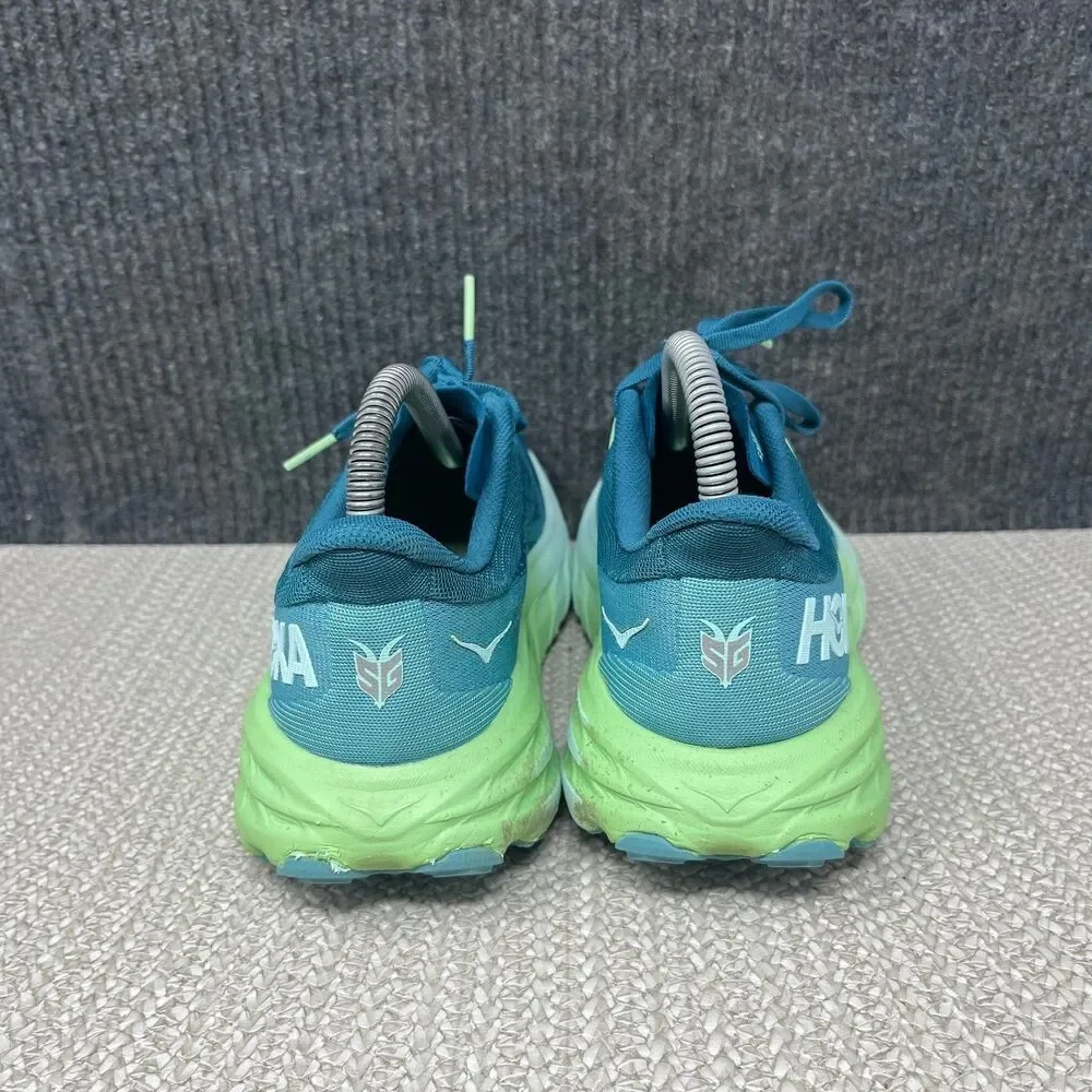 Hoka One One Speedgoat 5 Deep Lagoon Blue Green Running Shoes Women’s 6.5 B